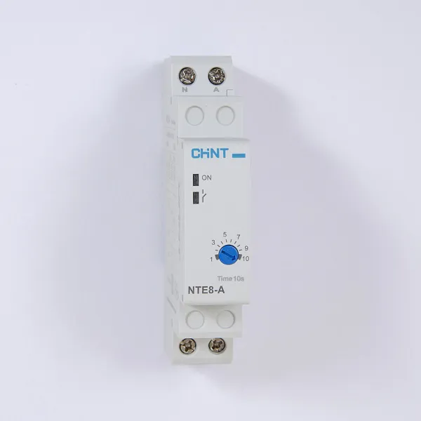 ch258326 | Реле времени NTE8-10А (задержка времени выключения) 1-10с, 1НО, AC 230В, Chint