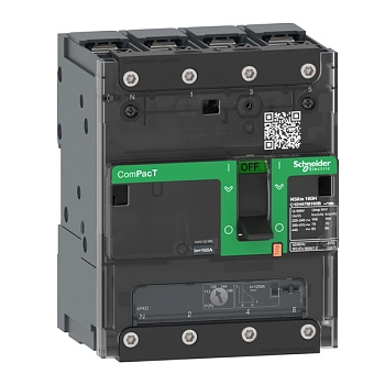 C11N4TM050B | Автоматический выключатель NSXm 100N TM-D 4P4d 50A 50кА, Schneider Electric