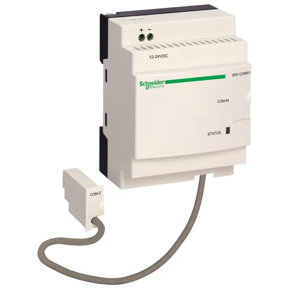 SR2COM01 | Zelio Logic интеллектуальное реле, коммутационный интерфейс COM 24VDC, Schneider Electric