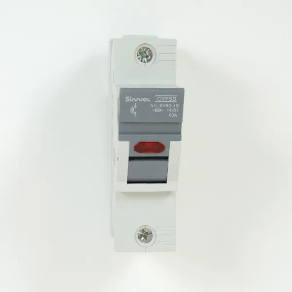 SV63-1S | Модульный ПВР, 63 А, 1Р, для 14х51мм, LED, 690 B AC/ 250 B DC, Sinvel 