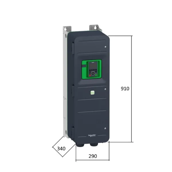 ATV950D45N4 | Преобразователь частоты, серия ATV950, 37/45 кВт, 74,5/88 А, перегрузка 150/120 %, 380 В, Schneider Electric