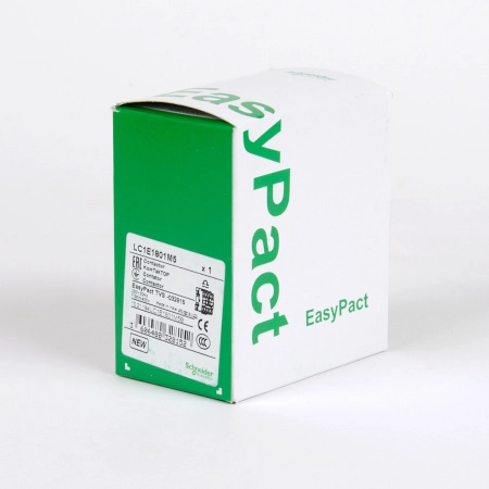 LC1E1801M5 | Контактор, серия EasyPact TVS, 3P, 18А, 1НЗ, управление 220В AC, Schneider Electric