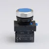 578645 | Кнопка NP8-10BN/6 синяя 1НО, IP65, Chint