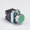 573763 | Кнопка NP2-BA35, зелёная, металл, 1НЗ+1НО, IP40, Chint