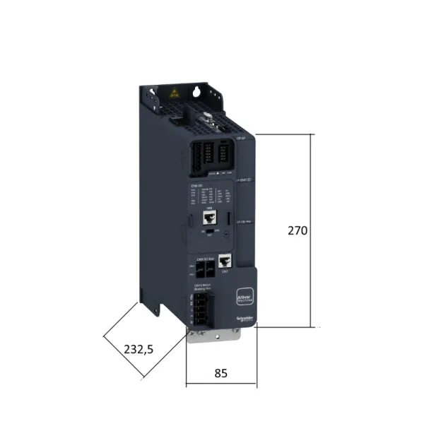 ATV340U40N4E | Преобразователь частоты, серия ATV340, 4 кВт, 9,3 А, перегрузка 150%, 380B, Schneider Electric