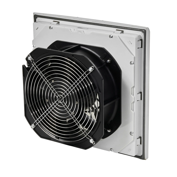 Вентилятор с фильтром 650/800 м3/ч, 220-240В AC, Flip 323х323мм, вырез 292x292мм, RAL7035
