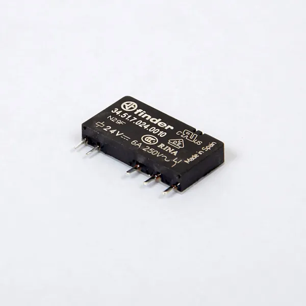 345170240010 | Миниатюрное реле, серия 34, 24В DC чувств., 6А, 1CO, Finder