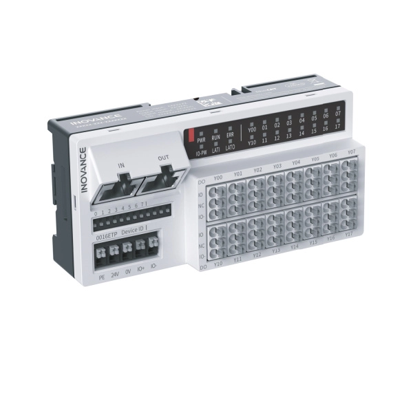 GR20T-ECT-0016ETP | Модуль расширения  EtherCAT GR20, 16 дискретных выходов PNP, клеммы Push-in, Inovance