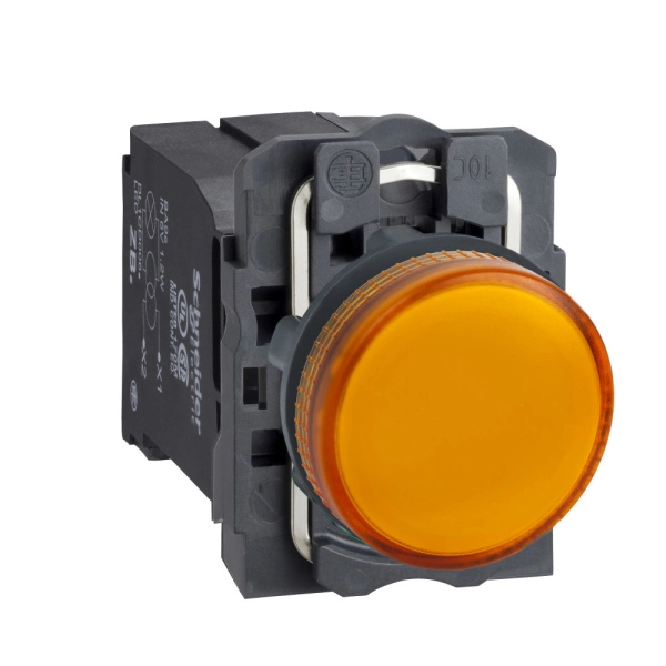 XB5AV45 | Сигнальная лампа, оранжевая, через трансформатор 1,2 ВА 6 В, Schneider Electric