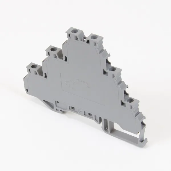 1010425 MRK 2,5-3K | Клеммник 3-х ярусный  2,5мм.кв. (серый), Onka 