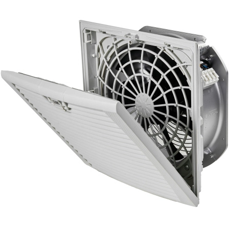 Вентилятор с фильтром 790/1150 м3/ч, 200-240В AC, Flip 323х323мм, вырез 292x292мм, RAL7035