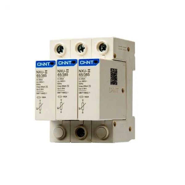 ch252458 | Ограничитель имп. перенапр. NXU-IIG/F 3P In=25кА Uc=440B Im=65кА, Chint