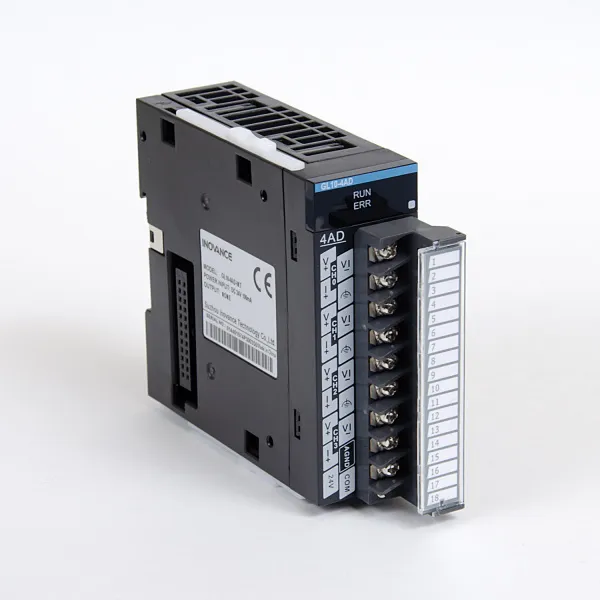 GL10-4AD | Модуль расширения для ПЛК 4 аналоговых входа, винтовые клеммы, Inovance