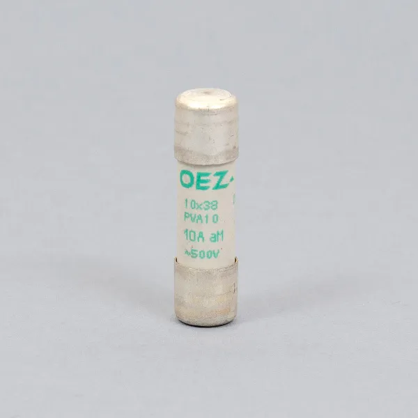 OEZ:40765 | Плавкая вставка, серия PV, 10А, кривая aM, размер 10x38мм, OEZ 