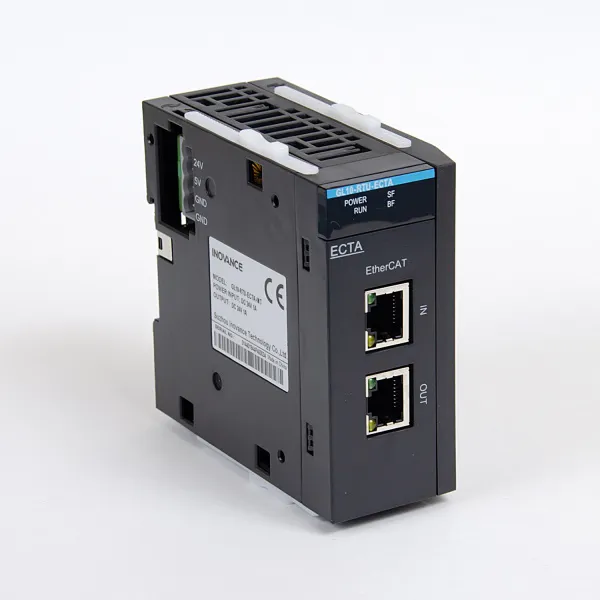 GL10-RTU-ECTA | Коммуникационный модуль EtherCAT (автоматическое сканирование), порт LAN RJ45, Inovance