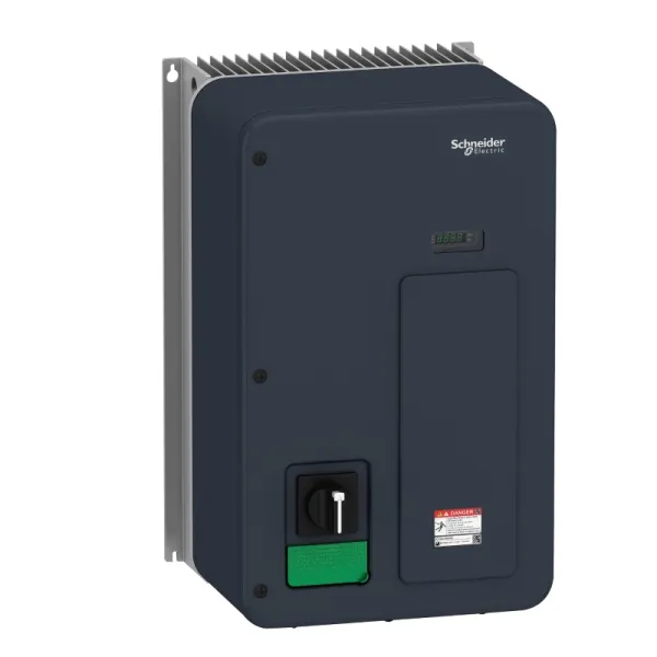 ATV320U75N4WS | Преобразователь частоты, серия ATV320, 7,5 кВт, 17 А, перегрузка 150 %, 380 В, 3ф, IP65, Schneider Electric