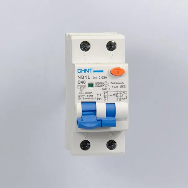 203111 | АВДТ NB1L 1P+N C40 30мА тип AС 10кА, электромеханический, Chint