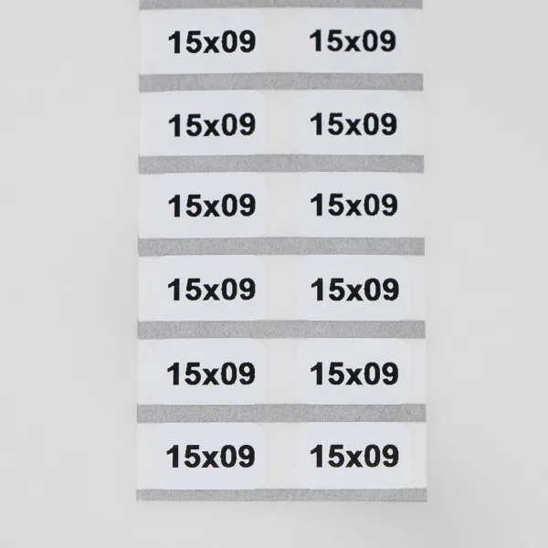 11615090  | Маркировочная наклейка NPP-15х09-W белая (рулон - 6000 шт.), Elegir 