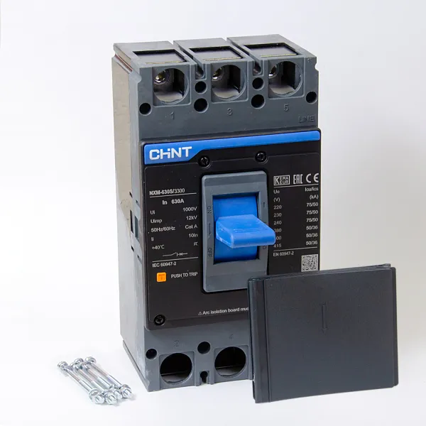 131375 | Автоматический выключатель NXM-630S/3P 630А 50кА, Chint