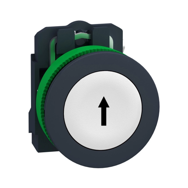 XB5FA3341 | Кнопка без подсветки, с возвратом, 1НО, белая, стрелка вверх, Schneider Electric