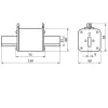 SVF-NH3T690-800-aR | Предохранитель, 800 А, 690 В AС, aR, габарит 3, ножи, Sinvel 