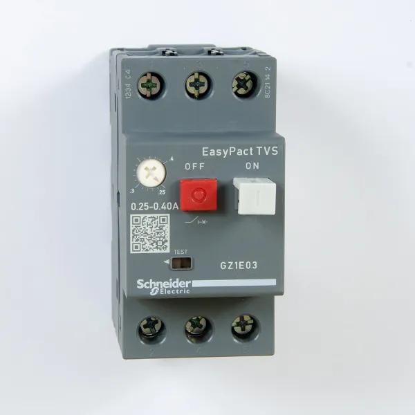 Автоматический выключатель, серия EasyPact TVS, 0,25…0,40А, Schneider Electric, GZ1E03