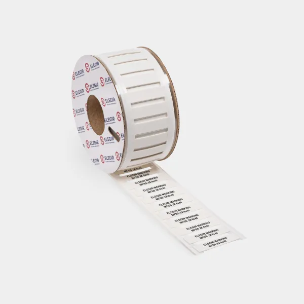 21506410  | Маркер плоский MFSS-2X-6-40/1-W белый (уп. 700 шт.), Elegir 