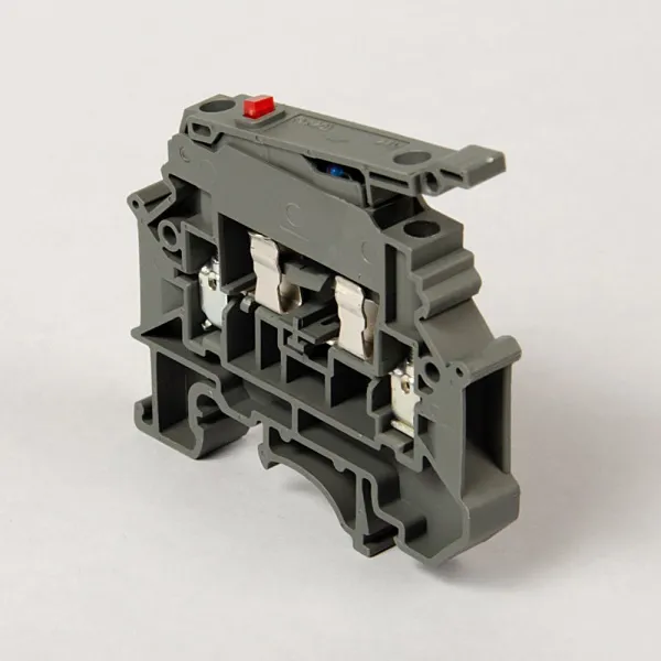 3246434 | Клемма с держателем предохранителя 5х20 и индикатором срабатывания TB 0,5…4мм², 6,3 А винтовой зажим, Phoenix Contact