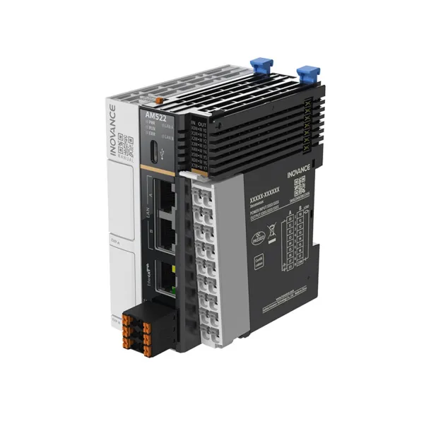 AM521-0808TN | ПЛК AM521 8 входов 8 выходов дискретных NPN, 1x RS485, 1x USB, 2x EtherNET, 1x EtherCAT, 8 сервоосей, Inovance