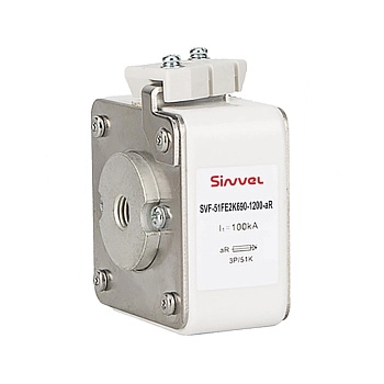 SVF-51FE1K690-160-aR | Предохранитель, 160 А, 690 В AС, aR, резьб соед, габ 1, высота 51 мм, Sinvel 
