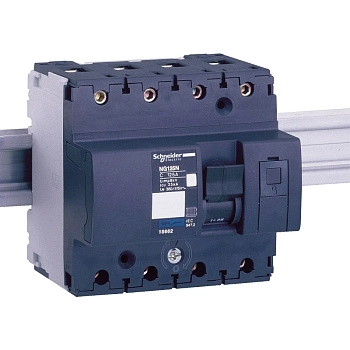 18774 | Автоматический выключатель, серия NG125 L, 4p, 50А, кривая B, 50кА, Schneider Electric