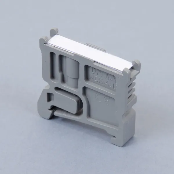 1060024 | GE | GE; Упор и маркировка клеммных групп на DIN-рейку, (серый), маркировка в комлекте разм. 39х8мм, 1232, Onka