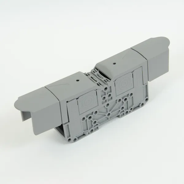 1030088 | Силовой клеммник на DIN-рейку 150 мм², болт M12, серый, Onka