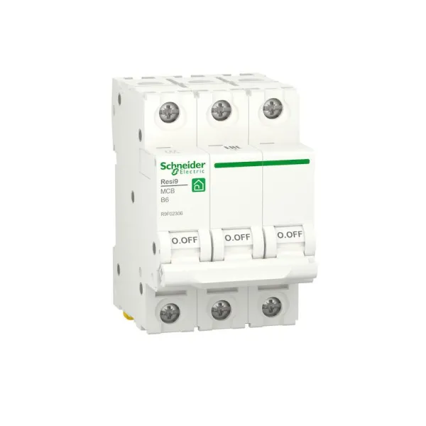  | Автоматический выключатель кривая B 6А 3P 6кА, Schneider Electric