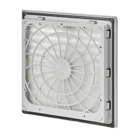 Выпускная решетка Flip 254х254мм, вырез 223x223мм, RAL7035