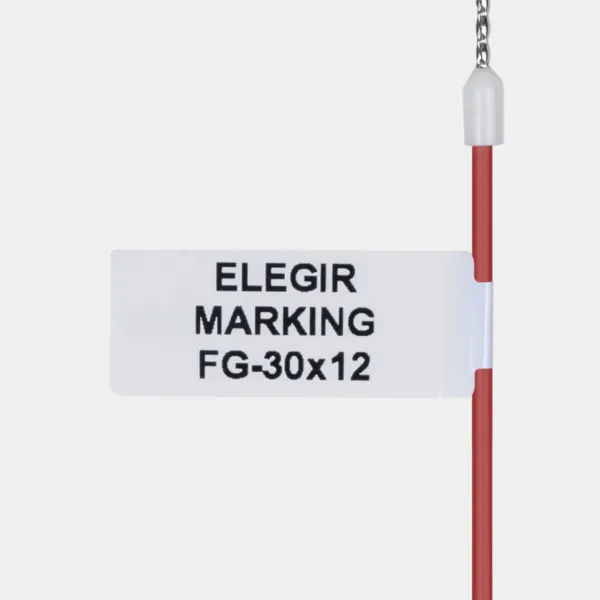11830120  | Маркировочный флажок FG-30х12-W белый (рул. 500 шт.), Elegir 