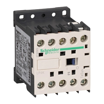LP4K0601BW3 | Контактор, серия Tesys K, 3P, 6 А, AC3, 1 НЗ, 24В DC, Под винт, Schneider Electric