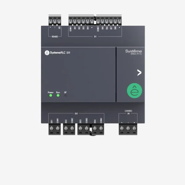 ZR1PP00BD2A | Интеллектуальное реле SR1; 24 VDC; 12 IO: 6 DI, 4 DO (реле); 2 AI; 1xRS485, Systeme Electric