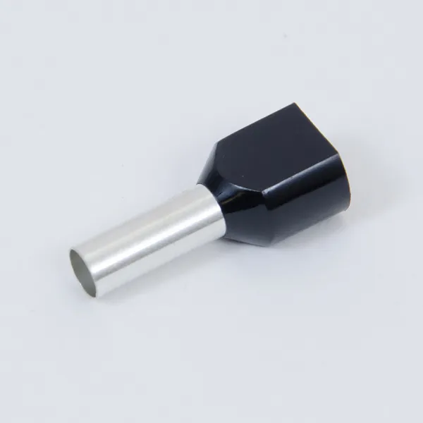 ID H 6.0/14/26x2 | Наконечник изолированный H 6.0/14/26x2, двойной, чёрный (уп.-100шт.), Clims