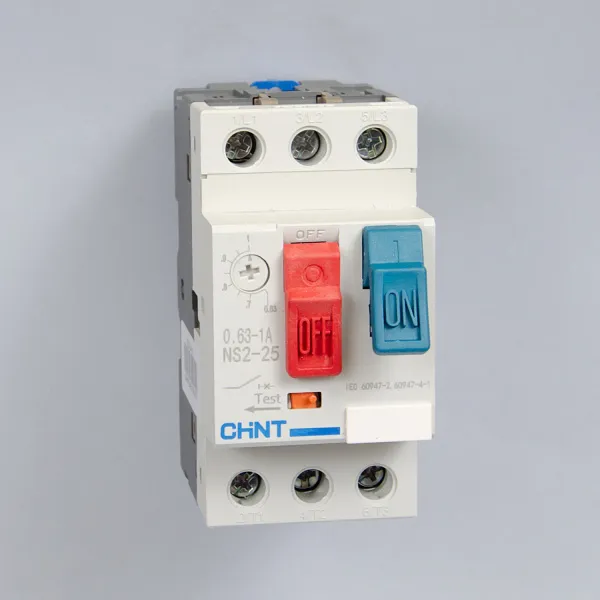 Автоматический выключатель защиты двигателя NS2-25 0.63-1А, Chint, ch495076