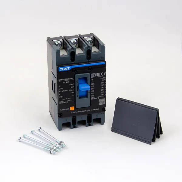 844301 | Автоматический выключатель NXM-125S/3P 40А 25кА, Chint