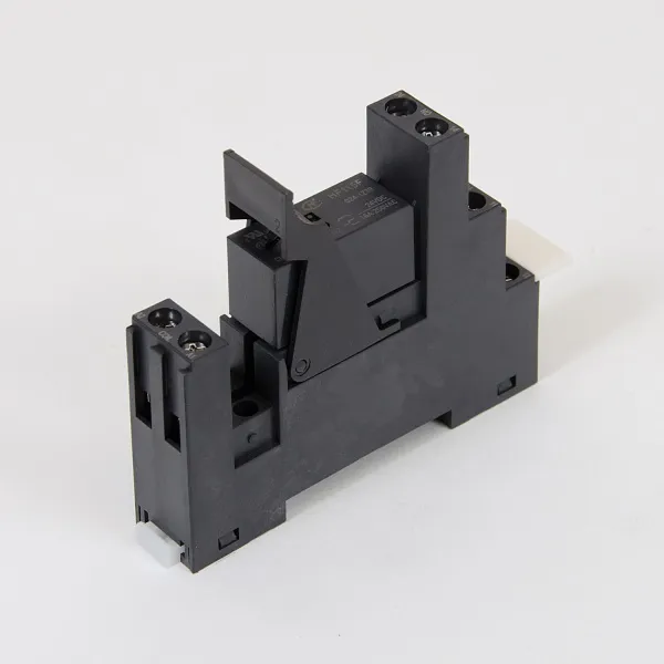 HF115-024DC-1-16А | Комплект реле: колодка винт;пластик.клипса; маркер + реле Hongfa 1CO 16A; AgNi; катушка 24В DC, ID