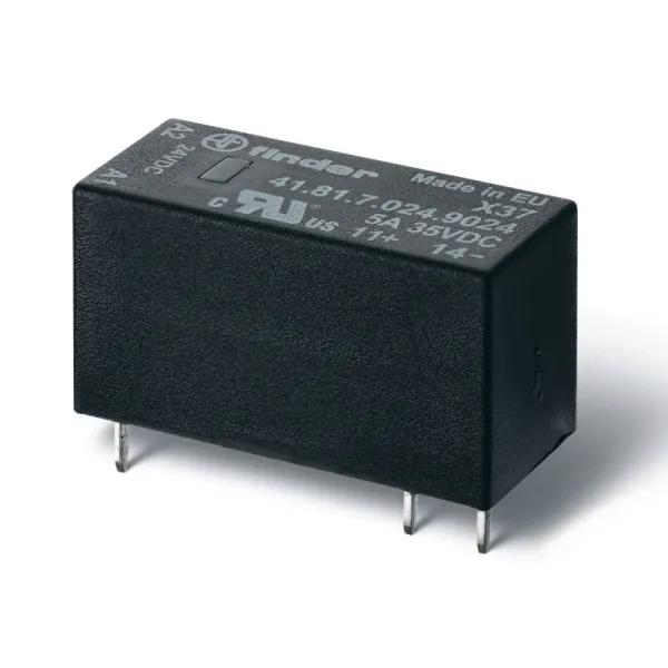 418170128240 | Миниатюрное низкопрофильное твердотельное реле, серия 41, 12В DC, 3А, 1NO, Finder