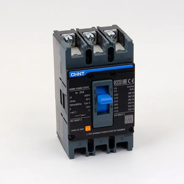 844299 | Автоматический выключатель NXM-125S/3P 25А 25кА, Chint
