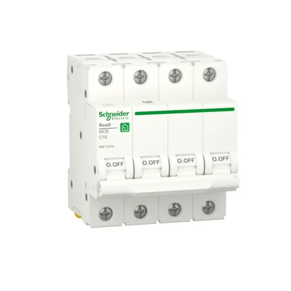  | Автоматический выключатель кривая С 16А 4P 6кА, Schneider Electric