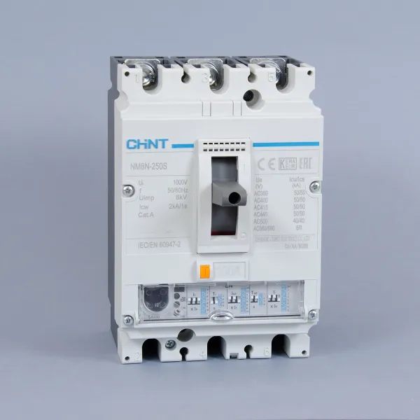 271333 | Автоматический выключатель NM8N-250S EN 3P 100А 50кА с электронным расцепителем, Chint