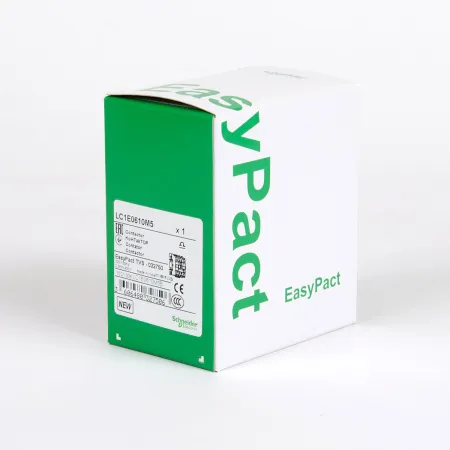 LC1E0610M5 | Контактор, серия EasyPact TVS, 3P, 6А, 1НО, управление 220В AC, Schneider Electric