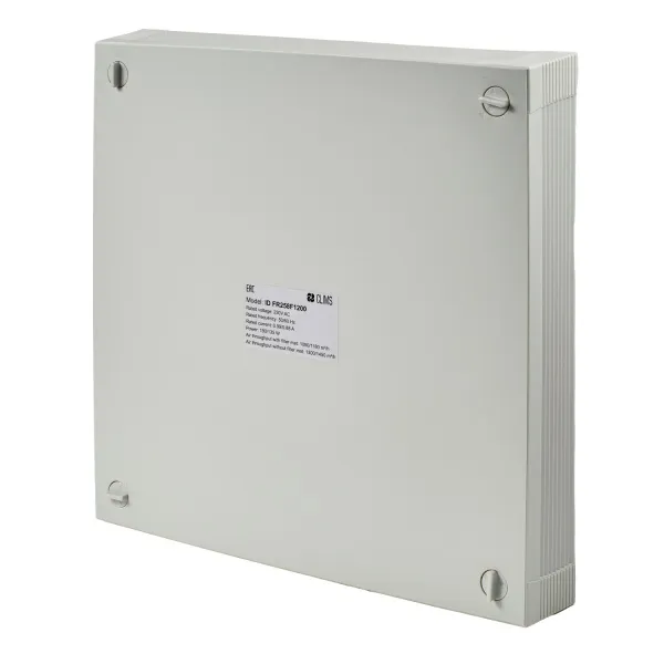 Крышный вентилятор с фильтром 1050/1180 м3/ч, 230В AC, 50/60 Гц, 400х400х133, вырез 258х258, RAL7035