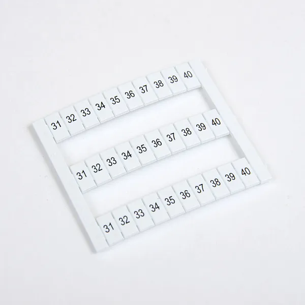 1060313 OD10-1,5 | Горизонт. марк-ка (31-40), для MRK 1,5. MRK 2,5S. OPK 1,5. OPK2,5S. 1 лист - 30 шт., Onka 