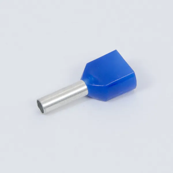 ID H 2.5/10/18x2 | Наконечник изолированный H 2.5/10/18,5x2, двойной, синий (уп.-100шт.), Clims